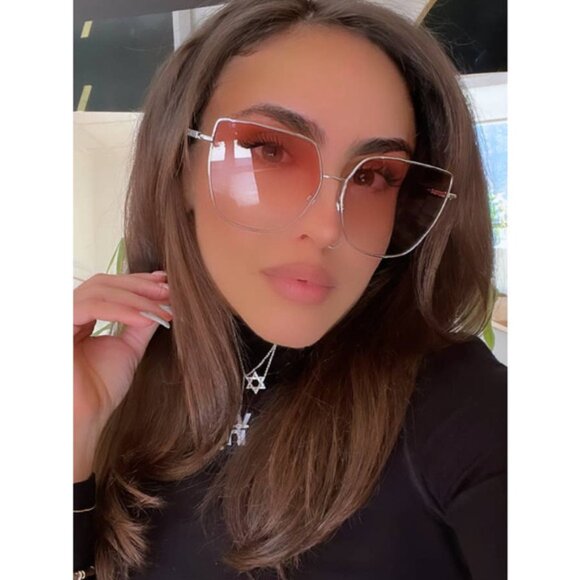 Final Price! Burberry BE3143 10058D Silver/Pink Sunglasses - Picture 2 of 10